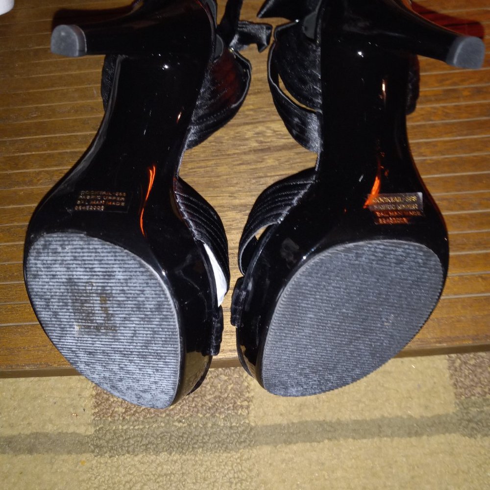 stiletto heels black size 7 - Picture 4 of 5